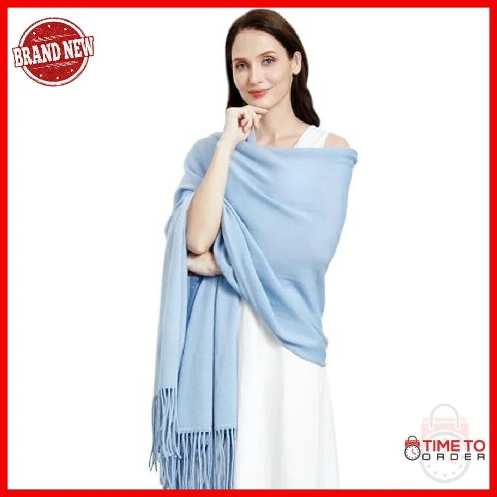 Luxury Cashmere Wool Blend Shawl Wrap 87
